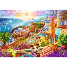 Puzzle Trefl Premium Plus Z wizytą na Santorini 1000 el. (10842)