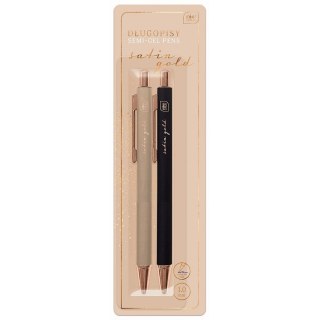 Długopis standardowy SARTIN GOLD wkład niebieski 1,0mm Interdruk (2 szt)