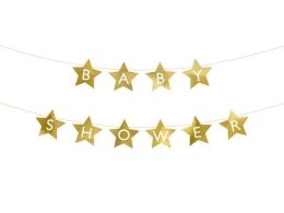 Girlanda Baby shower, 290x16.5 cm, złoty Partydeco (GRL97-019)