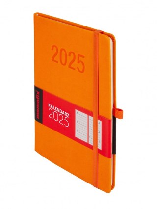 Kalendarz książkowy (terminarz) 5904210085718 MEMOFIX pomarańczowy A4 Antra (A4 DNS)