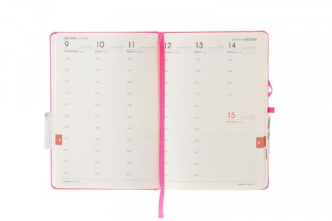 Kalendarz nauczyciela książkowy (terminarz) 5904210084117 A5 różowy A5 Antra (TDW)