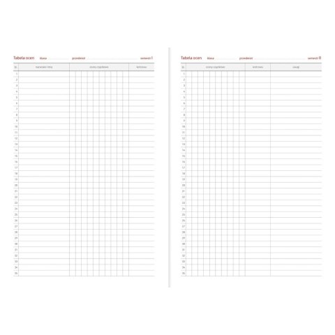 Kalendarz nauczyciela książkowy (terminarz) B5TN060B- 2024/2025 B5 PCV bezbarwny B5 Wydawnictwo Wokół Nas (EKOLEN)