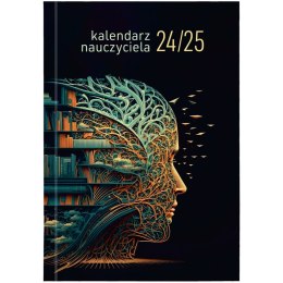 Kalendarz nauczyciela książkowy (terminarz) B5TN060B- 2024/2025 B5 PCV bezbarwny B5 Wydawnictwo Wokół Nas (modern)