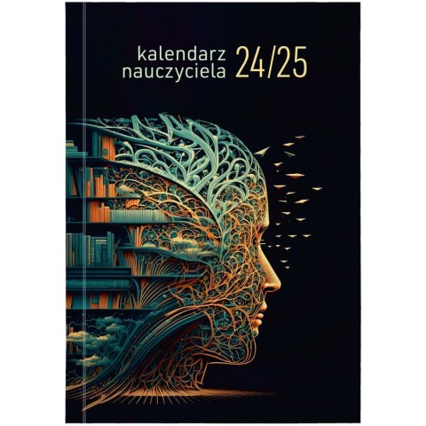 Kalendarz nauczyciela książkowy (terminarz) B5TN060B- 2024/2025 B5 PCV bezbarwny B5 Wydawnictwo Wokół Nas (modern)