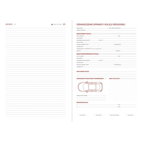 Kalendarz nauczyciela książkowy (terminarz) B5TN060B- 2024/2025 B5 PCV bezbarwny B5 Wydawnictwo Wokół Nas (modern)