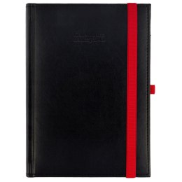 Kalendarz nauczyciela książkowy (terminarz) NEBRASKA CZARNY 2024/2025 A5 tygodniowy A5 Wydawnictwo Wokół Nas (A5TN070B-)