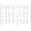 Kalendarz nauczyciela książkowy (terminarz) NEBRASKA czerwony 2024/2025 A5 tygodniowy A5 Wydawnictwo Wokół Nas (A5TN070B-)