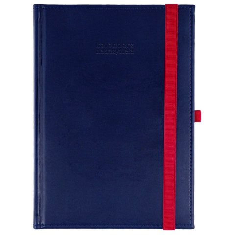 Kalendarz nauczyciela książkowy (terminarz) NEBRASKA granatowy 2024/2025 A5 tygodniowy A5 Wydawnictwo Wokół Nas (A5TN070B-)