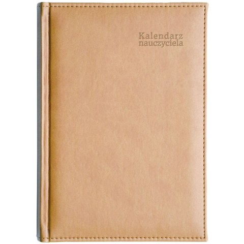 Kalendarz nauczyciela książkowy (terminarz) VIVELLA 2024/2025 A5 tygodniowy A5 Wydawnictwo Wokół Nas (A5TN065B-beżowy)