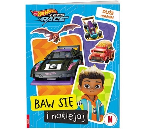 Książeczka edukacyjna Hot Wheels™. Baw się i naklejaj Ameet (STB 1601)