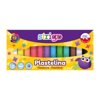 Plastelina 12 kol. 12 kol 5902315579675 mix 20g Strigo (SSC332)