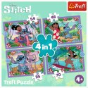 Puzzle Trefl Lilo&stitch 4w1 el. (34633)