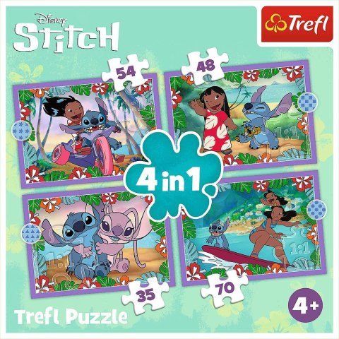 Puzzle Lilo&stitch 4w1 el. Trefl (34633)