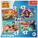 Puzzle Trefl Zwariowane Minionki 4w1 el. (34648)