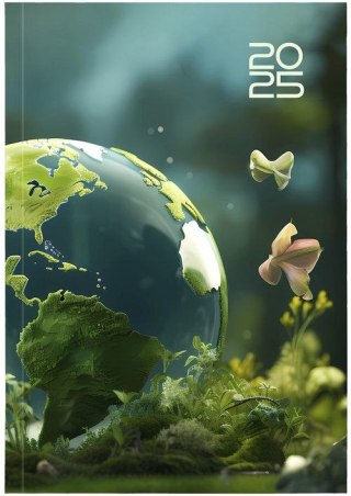 Kalendarz książkowy (terminarz) 15905031846823 PCV BEZBARWNY B5 bezbarwny 164mm x 236mm Wokół Nas (B5T042B-EKO)