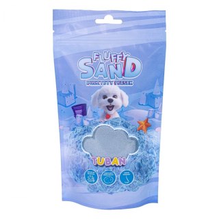 Piasek kinetyczny Fluffy Sand puszysty piasek niebieski Tuban