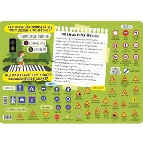 Podkład na biurko znaki drogowe mix PVC PCW Henry (5907222713709)