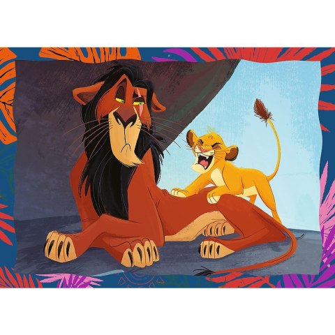 Puzzle Król Lew 4w1 el. Trefl (34653)