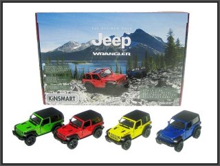 Samochód Jeep Wrangler 2018 4-kolory 1:34 napęd Hipo (HXKT231)