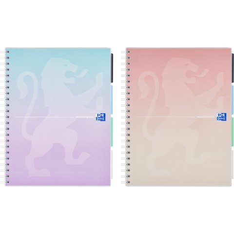 Notes (notatnik) pastel A4 80k. krata Oxford (400182938)