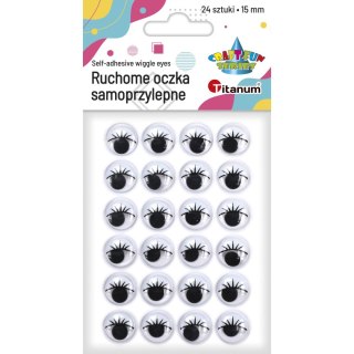Oczka Craft-Fun Series 15mm 24 szt Titanum (JHYJB-001)