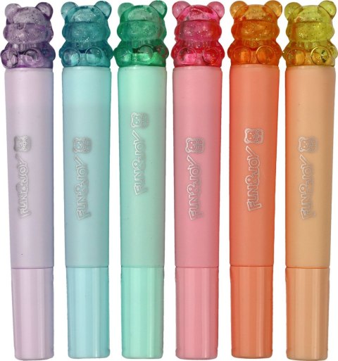 Zakreślacz wkład 6 kolorów 1-4mm Fun&Joy (FJ01060555)