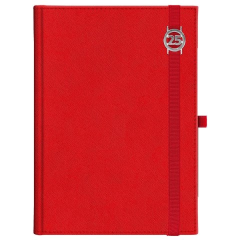 Kalendarz książkowy (terminarz) 15905031846847 Cross A5 dzienny z gumką A5 Wokół Nas (A5DRK-czerwony)