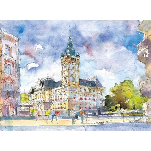 Kalendarz ścienny MIASTA POLSKI WIELOPLANSZOWY 12K A3 Lucrum (RW5)