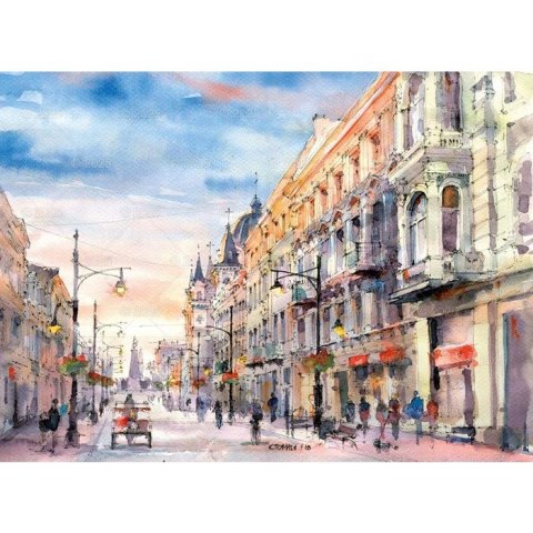 Kalendarz ścienny MIASTA POLSKI WIELOPLANSZOWY 12K A3 Lucrum (RW5)