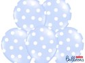 Balon gumowy Pastel Baby Blue 50 szt niebieski jasny Partydeco (SB14P-223-011W)