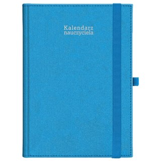 Kalendarz nauczyciela książkowy (terminarz) KRAFT Z GUMKĄ niebieski 2024/2025 A5 tygodniowy A5 Wydawnictwo Wokół Nas (A5TN069B-)