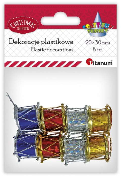 Dekoracja na choinkę Craft-Fun Series 8szt Titanum (DIY-X-24 (20))