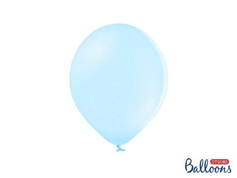 Balon gumowy Strong Baloons Pastel Light Blue 1op/100sztuk pastelowy 100 szt niebieski jasny 270mm (SB12P-001J)