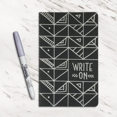 Marker permanentny wkład srebrny 1,0mm okrągła końcówka Sharpie (1891063)