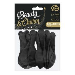 Balon gumowy 10 sztuk czarny 30mm 12cal Godan (CB-1PCR)