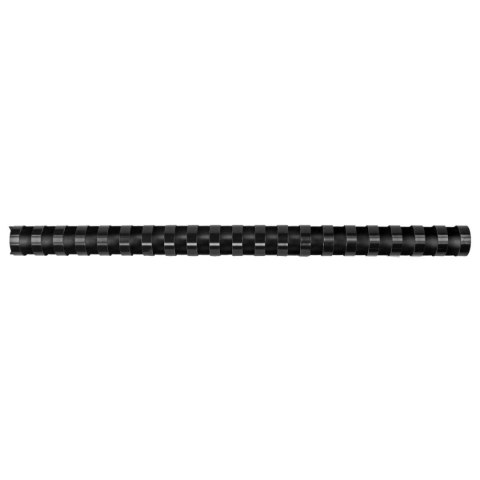 Grzbiety do bindowania A4 czarny plastik śr. 19mm Titanum (19CZ)