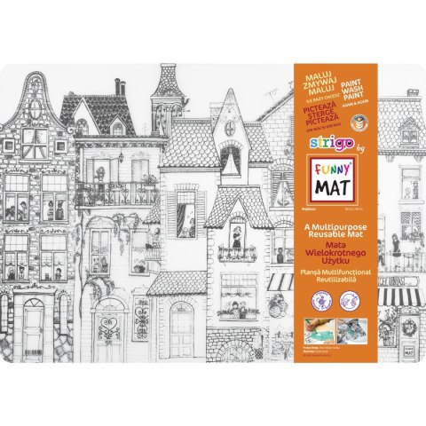 Podkład na biurko FUNNY MAT TRANSPARENT BU sfu4145 polipropylen PP [mm:] 480x680 Strigo (8681379308410)