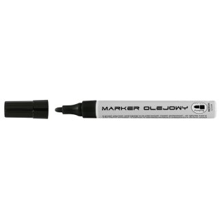 Marker olejowy 420 wkład czarny 0,4-0,7mm okrągła końcówka Toma (TO-420)