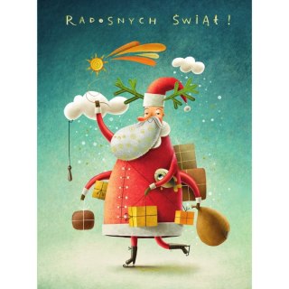 Kartka składana BN 21 MIKOłAJ B6 Henry (5907465663885)