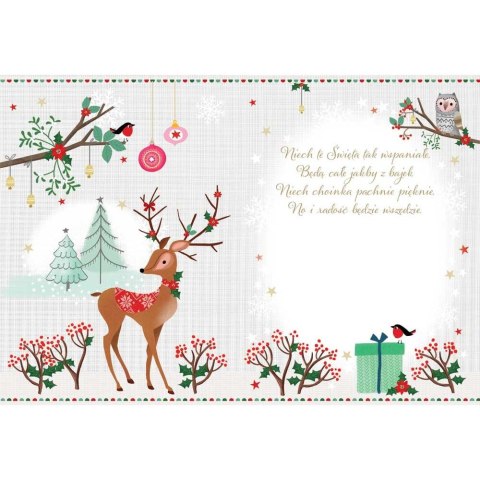 Kartka składana BN SARENKA ZIMOWA B6 Henry (5905701483457)