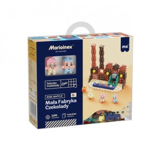 Klocki konstrukcyjne Mini Waffle Wedel 100el Mała Fabryka Czekolady Marioinex
