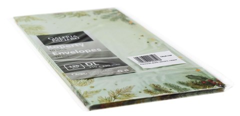Koperta złote święta DL Galeria Papieru (280194) 10 sztuk