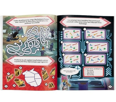 Książeczka edukacyjna LEGO® NINJAGO®. Mistrzyni Technologii Ameet (LNC 6730)