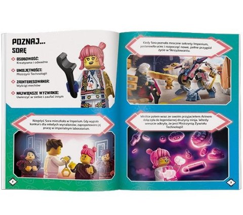 Książeczka edukacyjna LEGO® NINJAGO®. Mistrzyni Technologii Ameet (LNC 6730)