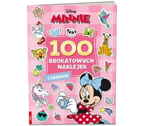 Książka dla dzieci Ameet Minnie. 100 brokatowych naklejek (NB 9104)