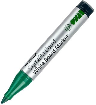 Marker suchościeralny SigmaFlo WBM-C221 2080151530 wkład zielony ścięta końcówka Monami (160-2438)