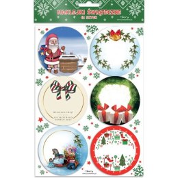 Naklejka (nalepka) Prezentowe Mikołaj na dachu Henry (5905701485611)