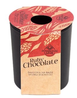 Świeczka ozdobna Pavoncella Powąchaj mnie Ruby Chocolate 130ml (5905711530882)