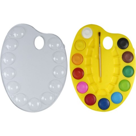 Farby akwarelowe w paletce 12 kolor. Fun&Joy (FJ-12K30PAL)