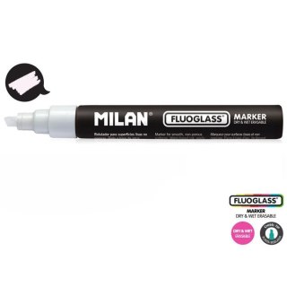 Marker specjalistyczny do szyb fluo wkład biały 2,0-4,0mm Milan (591291012)